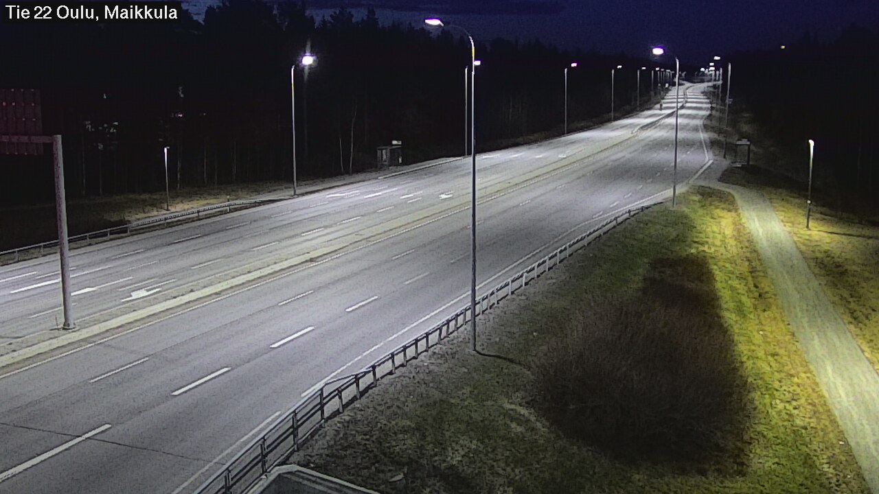 Weather Camera Image Road 22 Oulu Maikkula, Oulu, Pohjois-Pohjanmaa