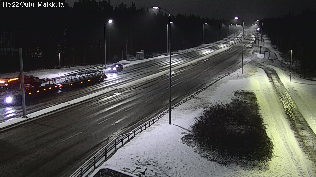 Weather Camera Image Road 22 Oulu Maikkula, Oulu, Pohjois-Pohjanmaa