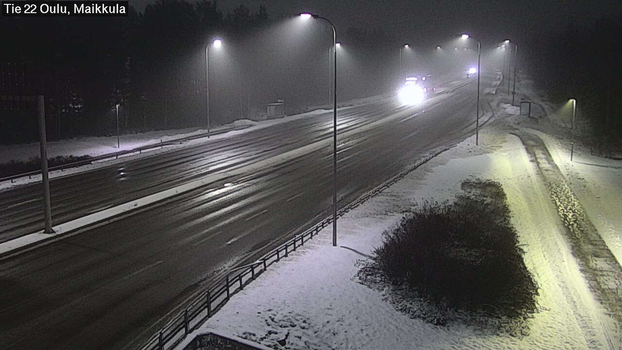 Weather Camera Image Road 22 Oulu Maikkula, Oulu, Pohjois-Pohjanmaa