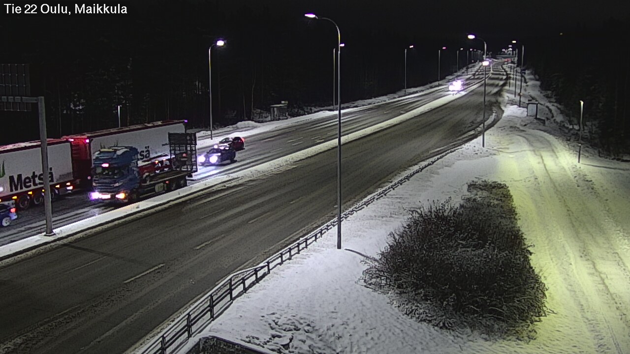 Weather Camera Image Road 22 Oulu Maikkula, Oulu, Pohjois-Pohjanmaa