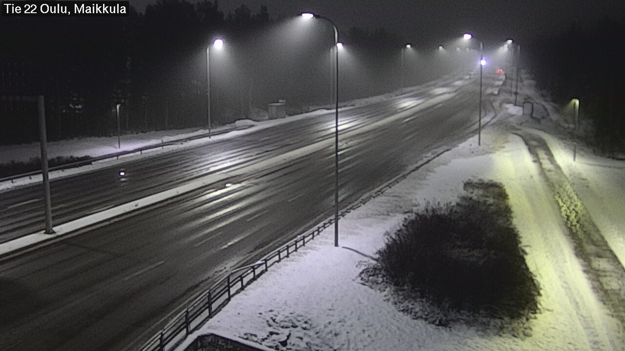 Weather Camera Image Road 22 Oulu Maikkula, Oulu, Pohjois-Pohjanmaa