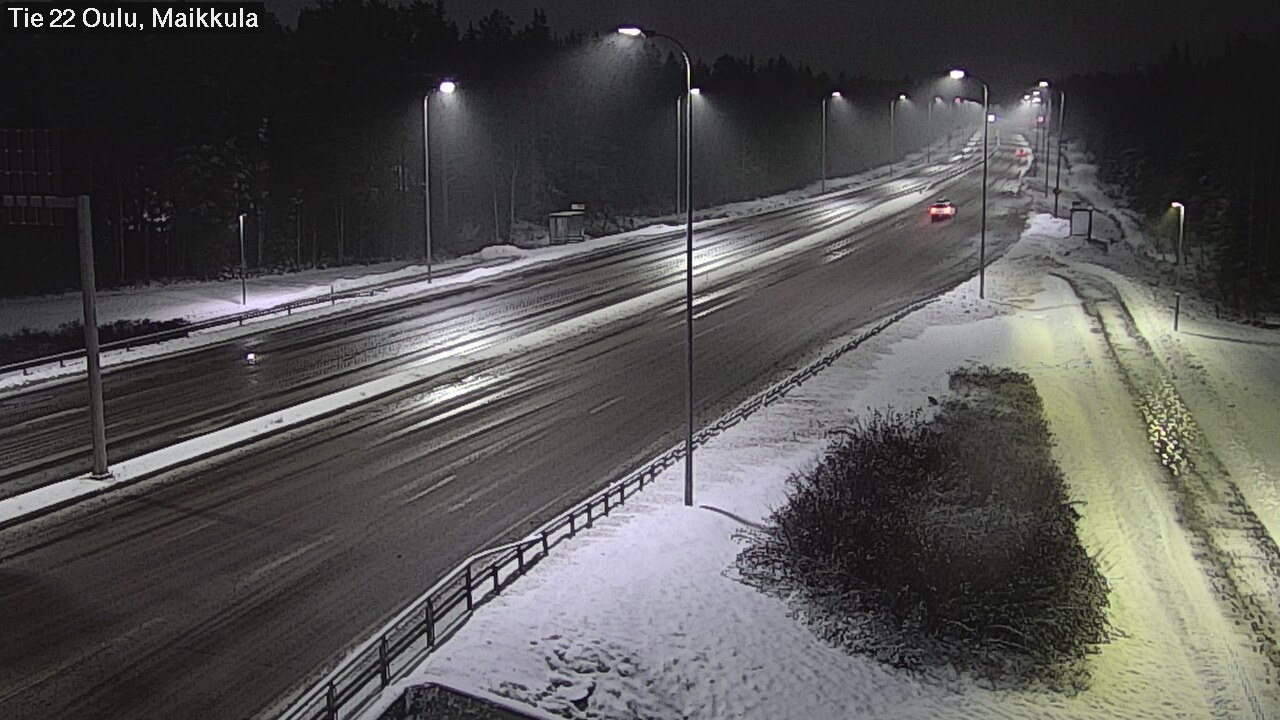 Weather Camera Image Road 22 Oulu Maikkula, Oulu, Pohjois-Pohjanmaa
