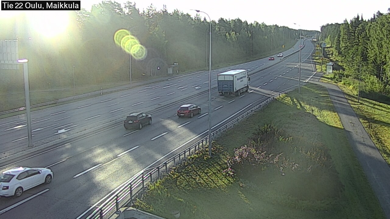 Weather Camera Image Road 22 Oulu Maikkula, Oulu, Pohjois-Pohjanmaa