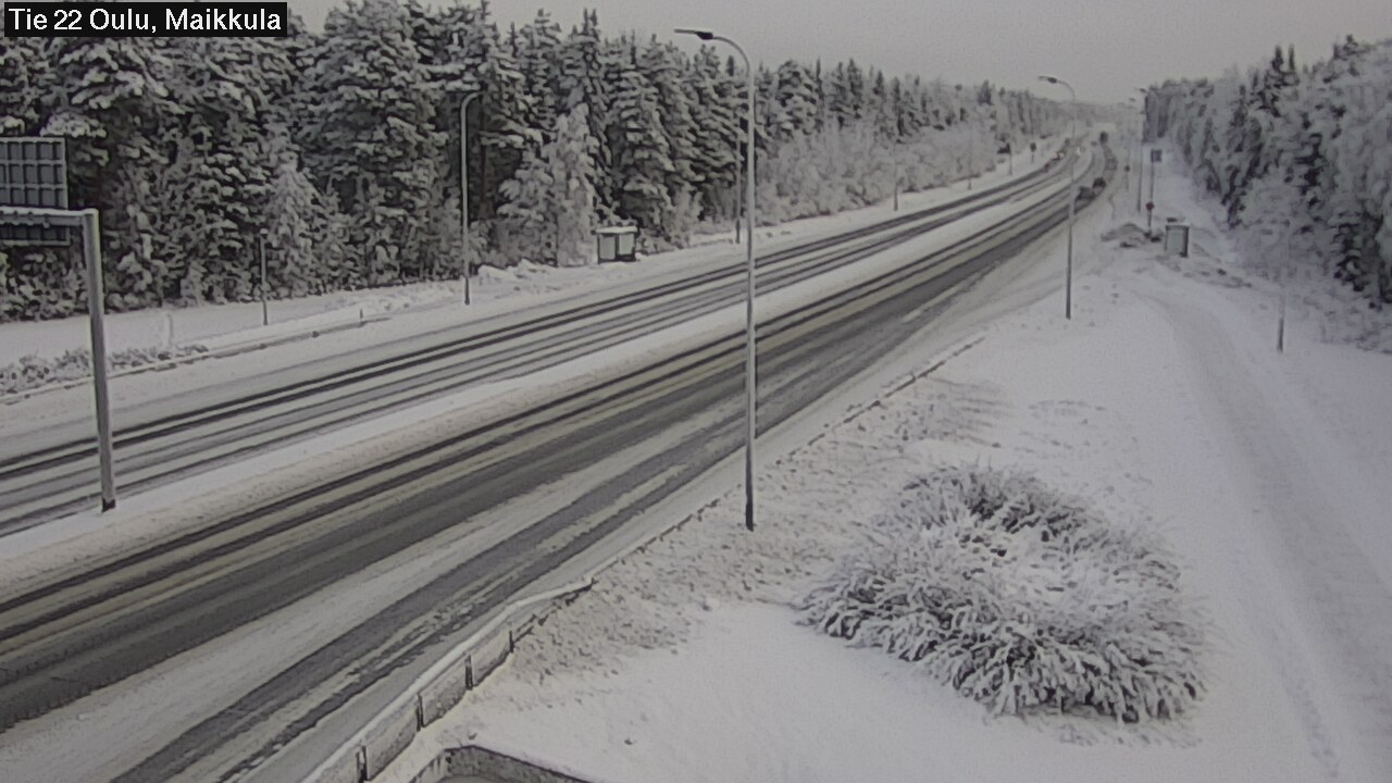 Weather Camera Image Road 22 Oulu Maikkula, Oulu, Pohjois-Pohjanmaa