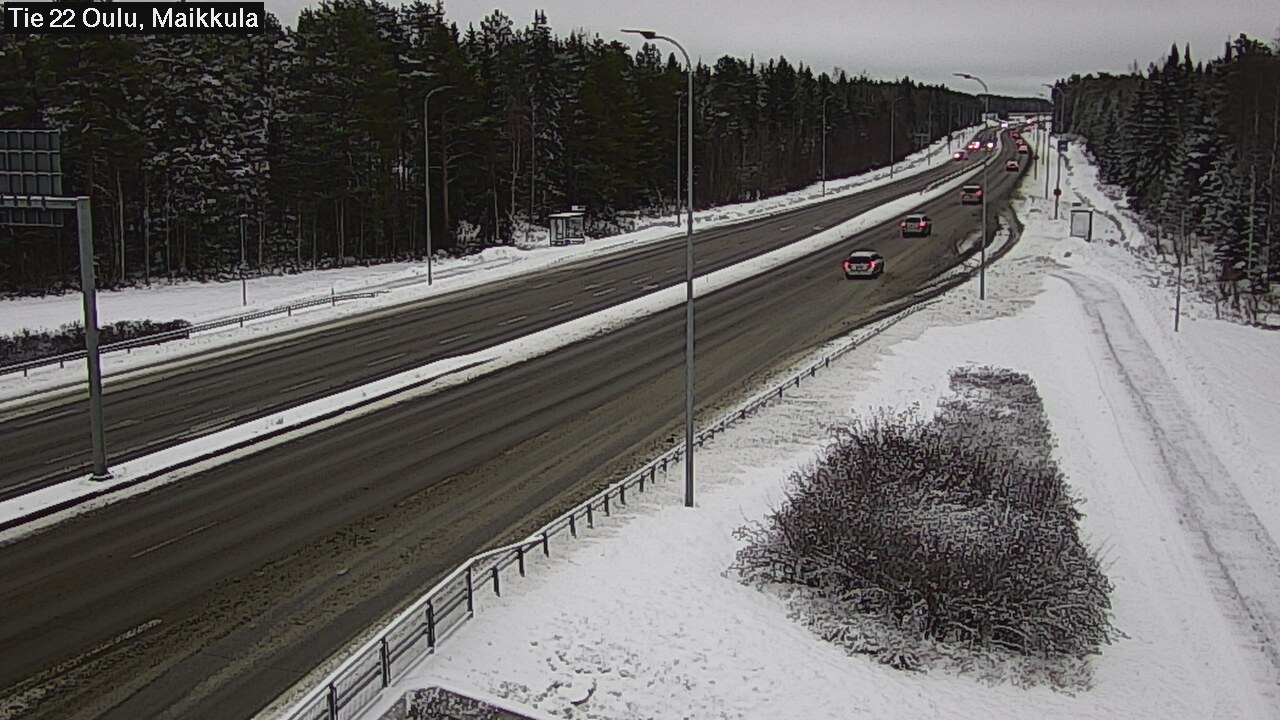 Weather Camera Image Road 22 Oulu Maikkula, Oulu, Pohjois-Pohjanmaa
