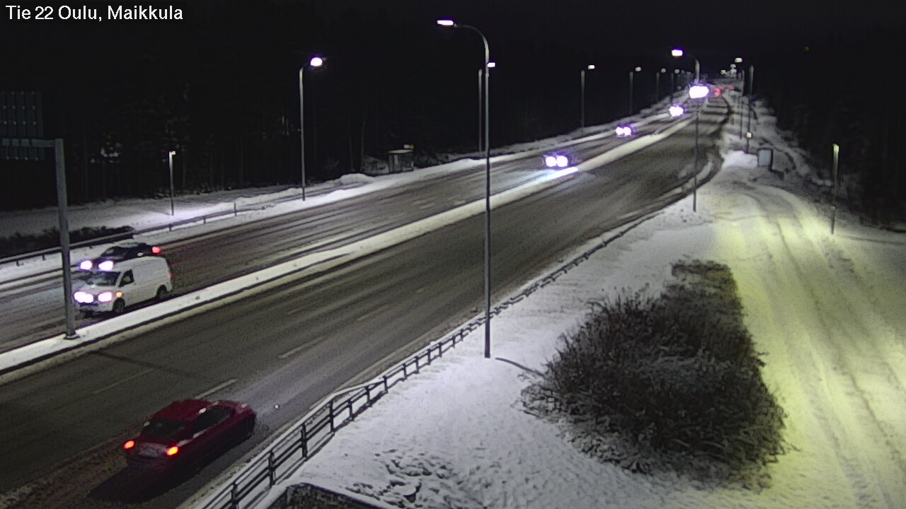 Weather Camera Image Road 22 Oulu Maikkula, Oulu, Pohjois-Pohjanmaa