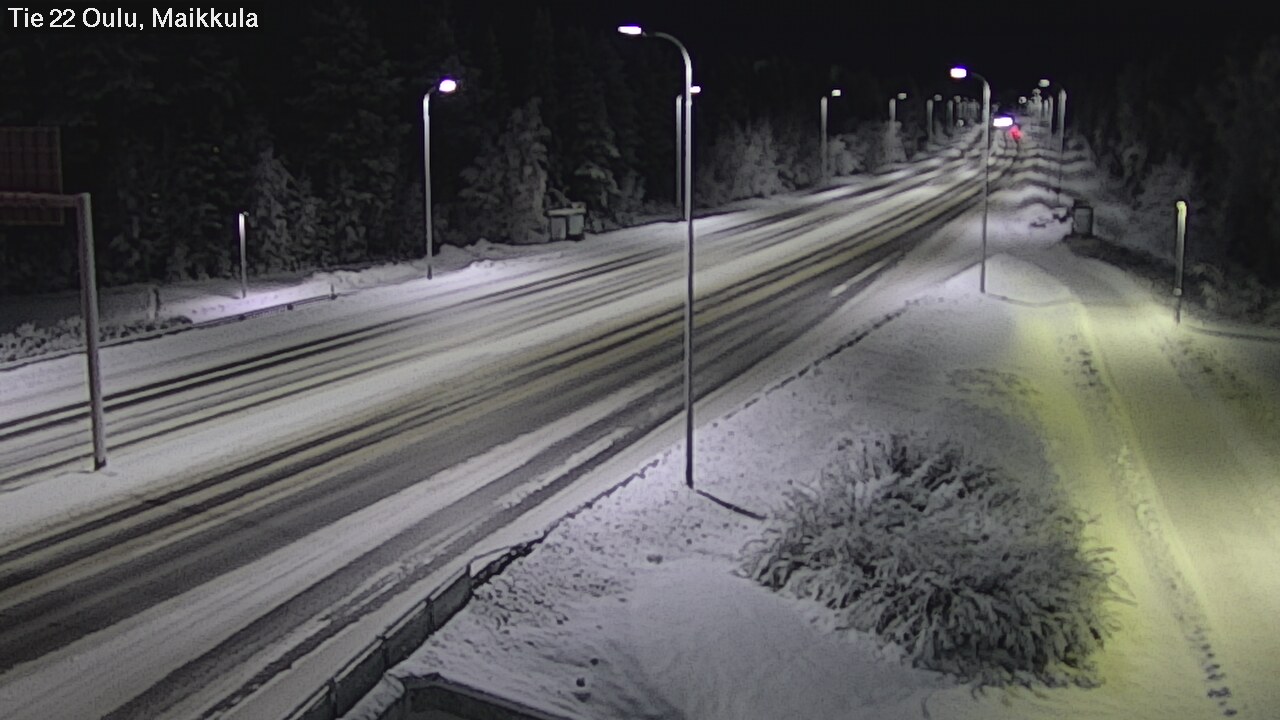 Weather Camera Image Road 22 Oulu Maikkula, Oulu, Pohjois-Pohjanmaa