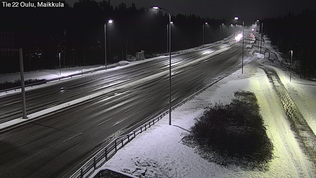 Weather Camera Image Road 22 Oulu Maikkula, Oulu, Pohjois-Pohjanmaa