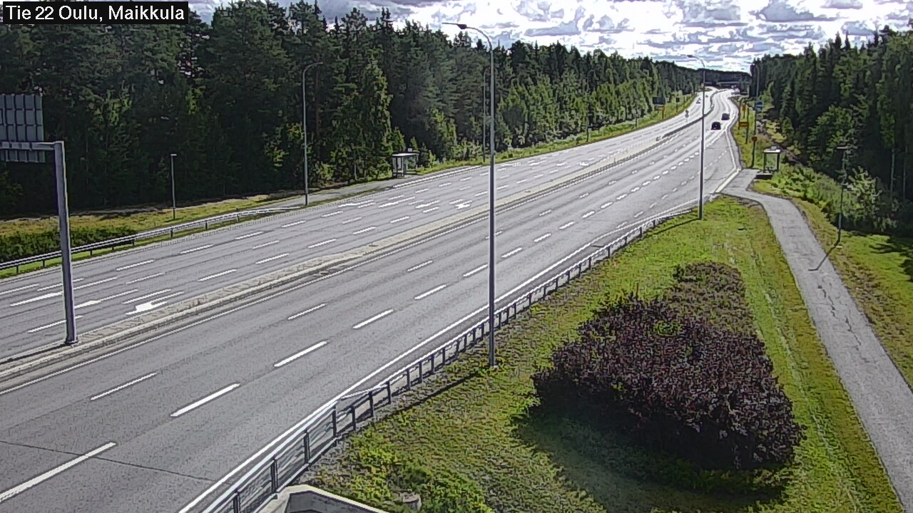Weather Camera Image Road 22 Oulu Maikkula, Oulu, Pohjois-Pohjanmaa