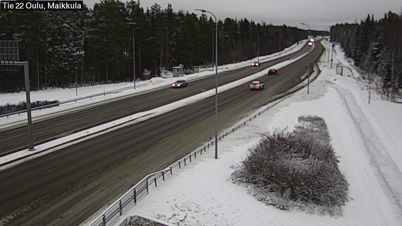 Weather Camera Image Road 22 Oulu Maikkula, Oulu, Pohjois-Pohjanmaa