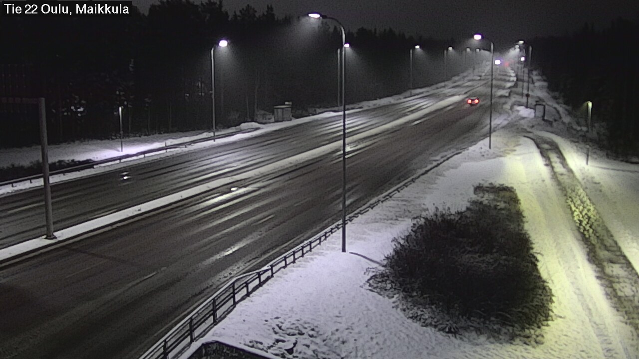 Weather Camera Image Road 22 Oulu Maikkula, Oulu, Pohjois-Pohjanmaa