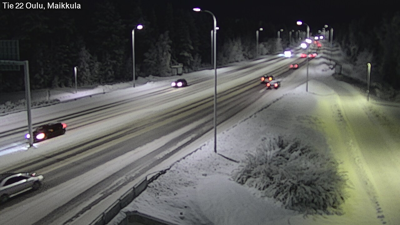 Weather Camera Image Road 22 Oulu Maikkula, Oulu, Pohjois-Pohjanmaa