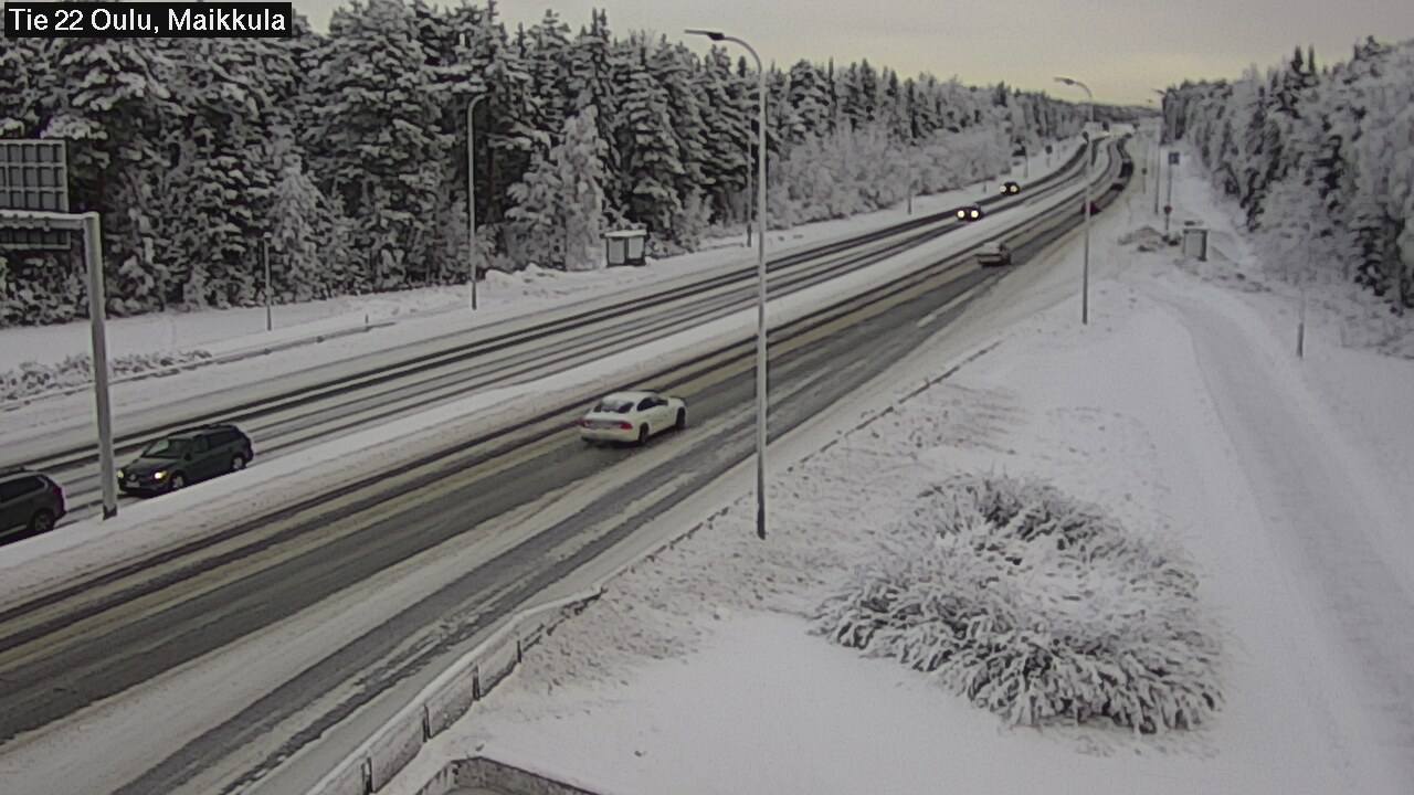 Weather Camera Image Road 22 Oulu Maikkula, Oulu, Pohjois-Pohjanmaa