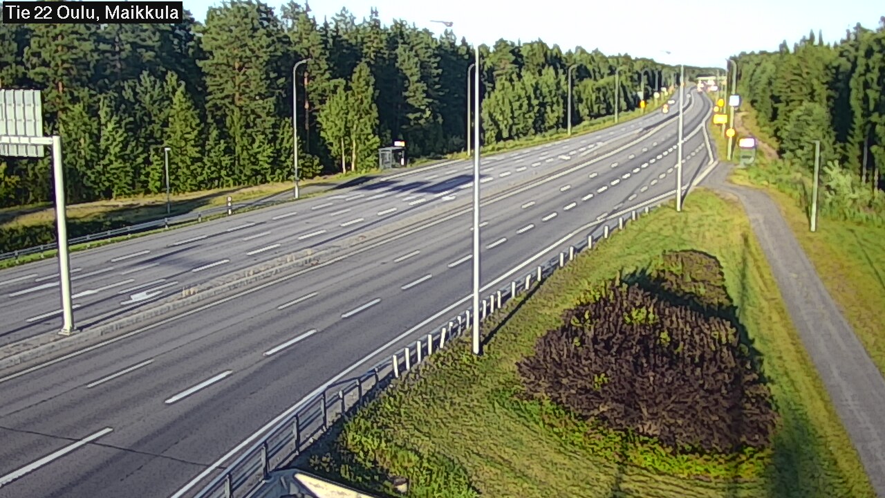Kelikamerat Kuva Tie 22 Oulu Maikkula, Oulu, Pohjois-Pohjanmaa