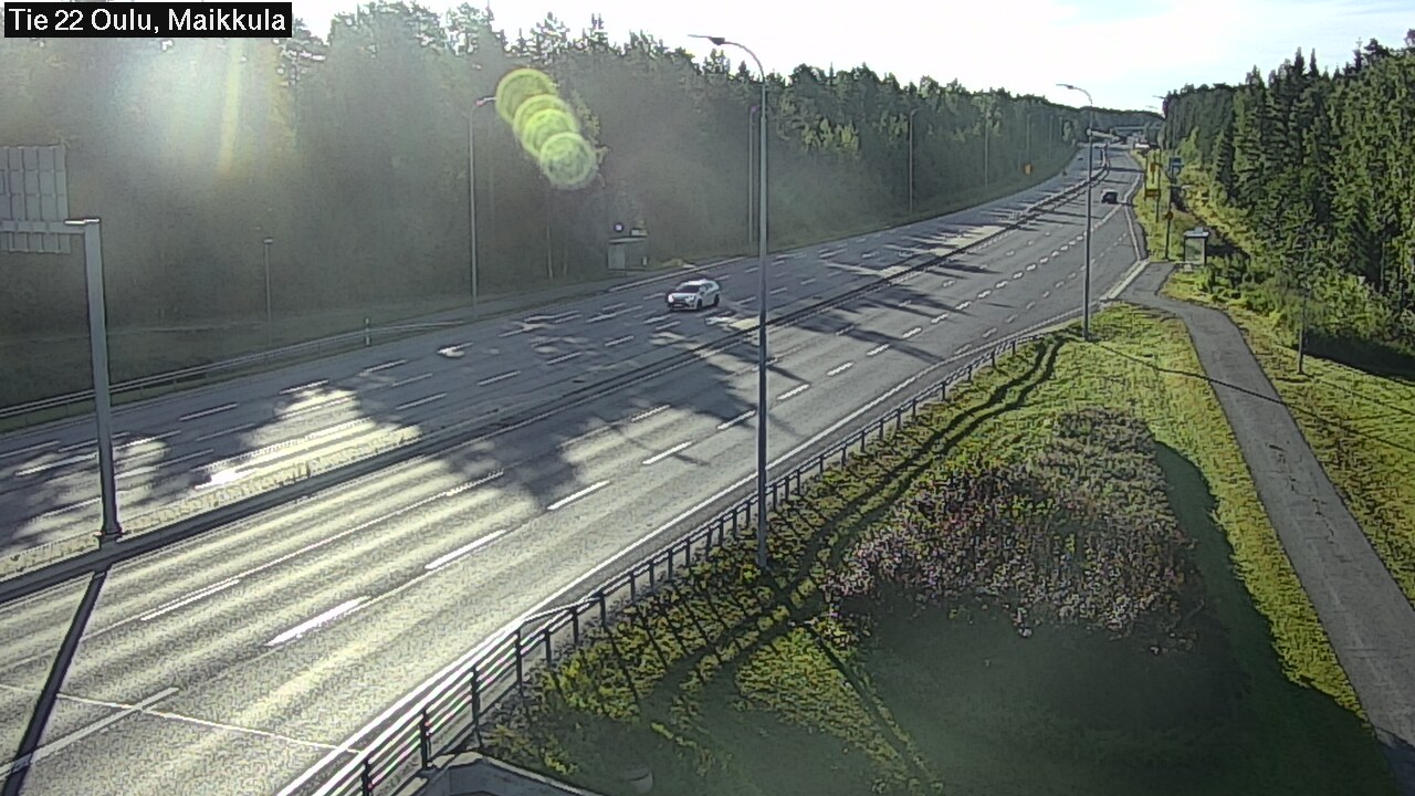 Weather Camera Image Road 22 Oulu Maikkula, Oulu, Pohjois-Pohjanmaa