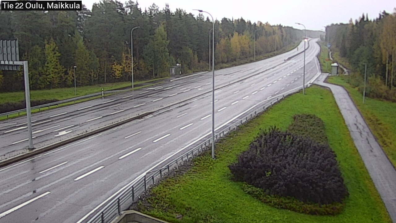 Weather Camera Image Road 22 Oulu Maikkula, Oulu, Pohjois-Pohjanmaa