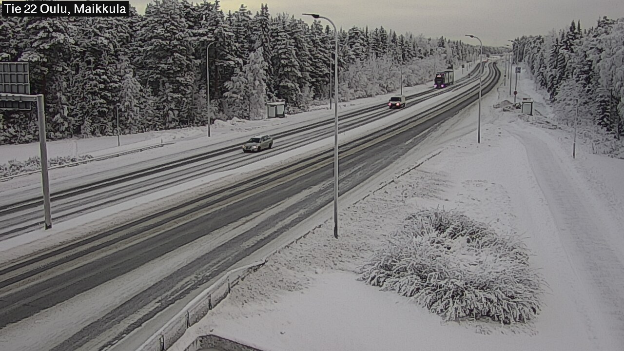 Weather Camera Image Road 22 Oulu Maikkula, Oulu, Pohjois-Pohjanmaa