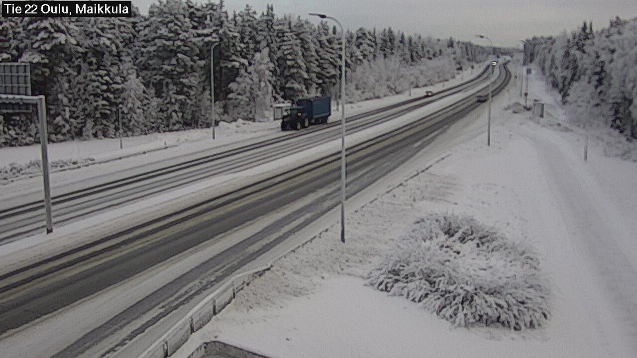 Weather Camera Image Road 22 Oulu Maikkula, Oulu, Pohjois-Pohjanmaa