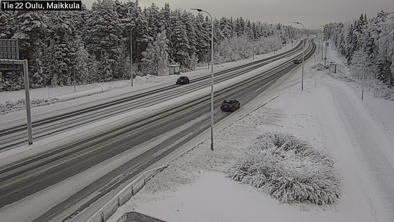 Weather Camera Image Road 22 Oulu Maikkula, Oulu, Pohjois-Pohjanmaa