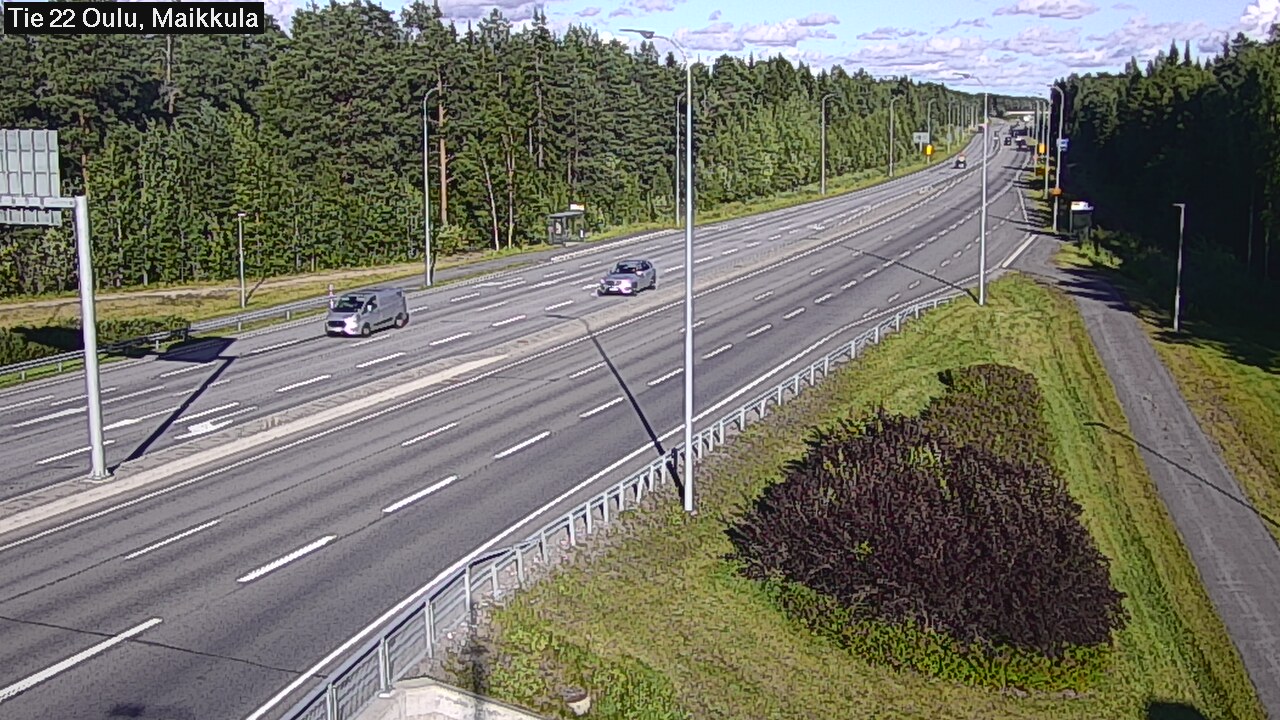 Kelikamerat Kuva Tie 22 Oulu Maikkula, Oulu, Pohjois-Pohjanmaa