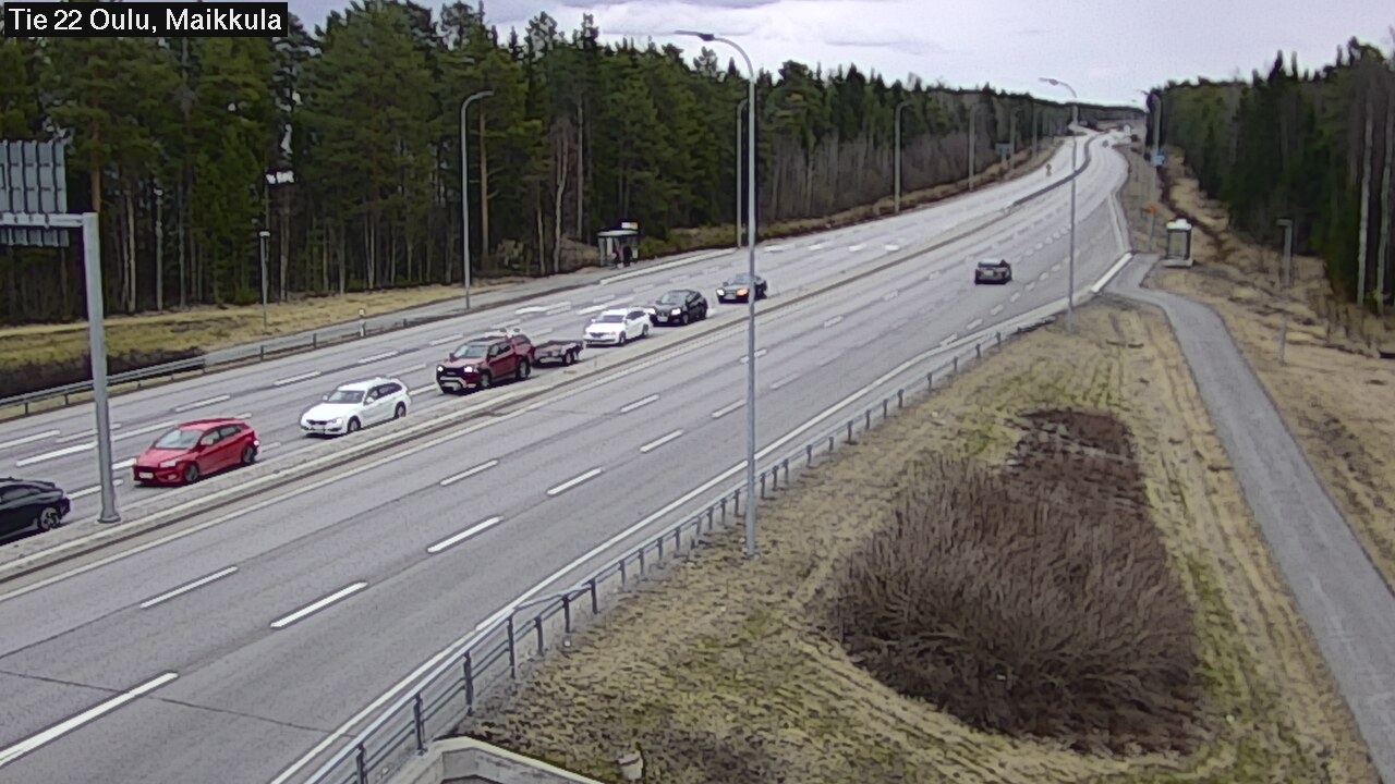 Weather Camera Image Road 22 Oulu Maikkula, Oulu, Pohjois-Pohjanmaa