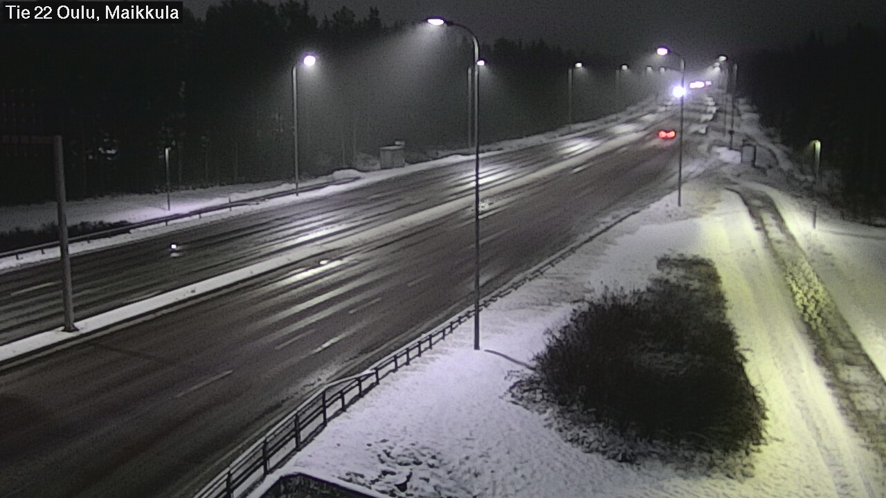 Weather Camera Image Road 22 Oulu Maikkula, Oulu, Pohjois-Pohjanmaa