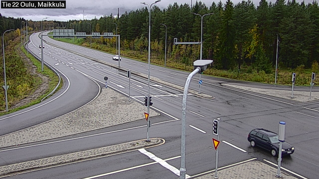 Weather Camera Image Road 22 Oulu Maikkula, Oulu, Pohjois-Pohjanmaa