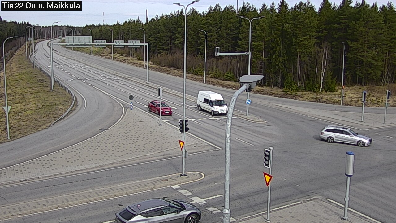 Weather Camera Image Road 22 Oulu Maikkula, Oulu, Pohjois-Pohjanmaa