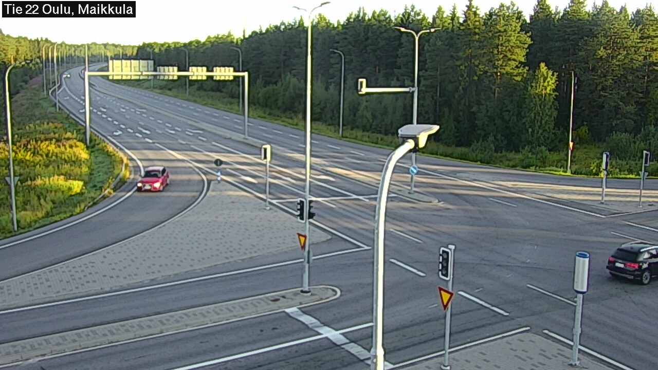 Weather Camera Image Road 22 Oulu Maikkula, Oulu, Pohjois-Pohjanmaa