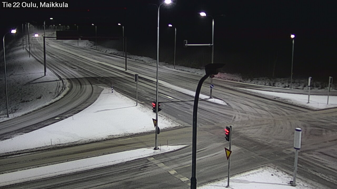 Weather Camera Image Road 22 Oulu Maikkula, Oulu, Pohjois-Pohjanmaa