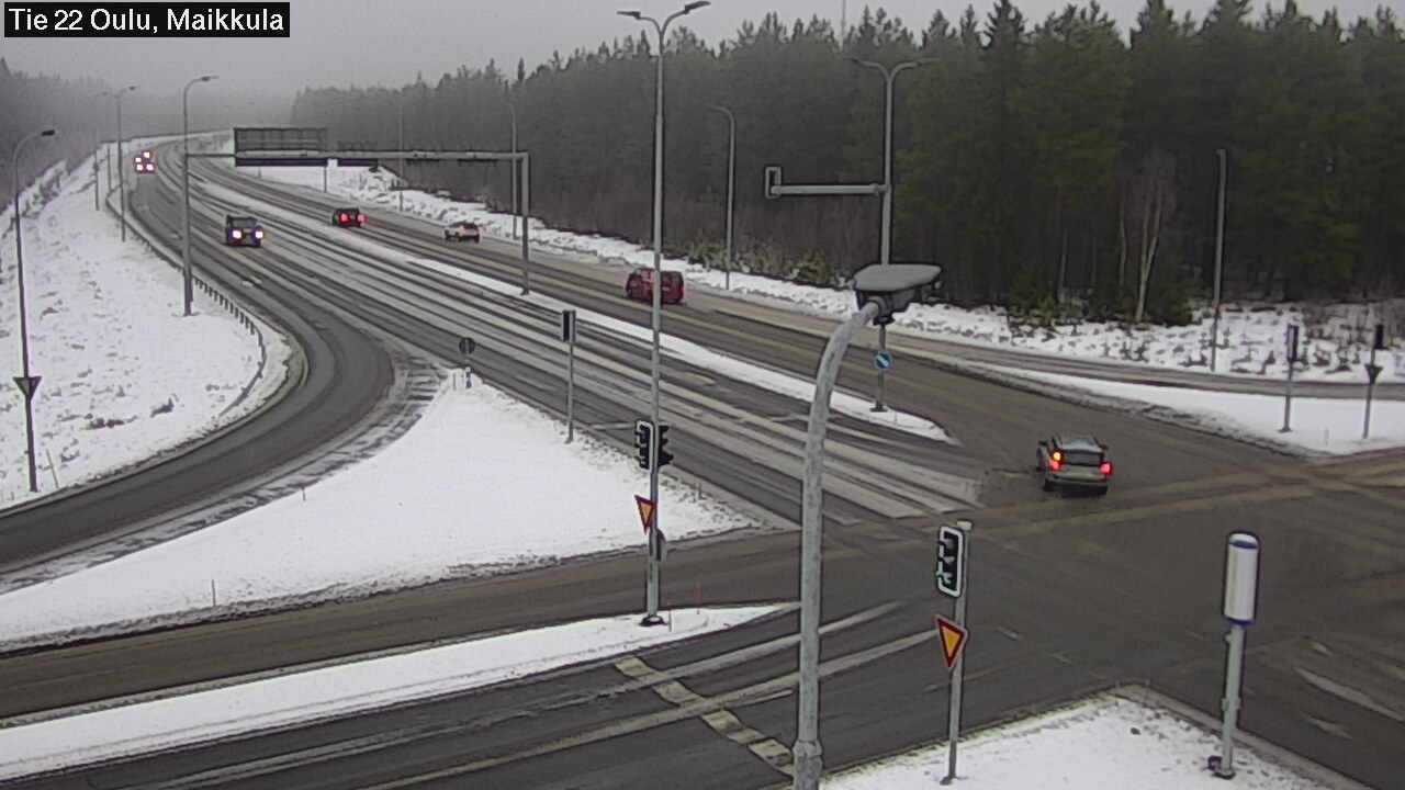 Weather Camera Image Road 22 Oulu Maikkula, Oulu, Pohjois-Pohjanmaa