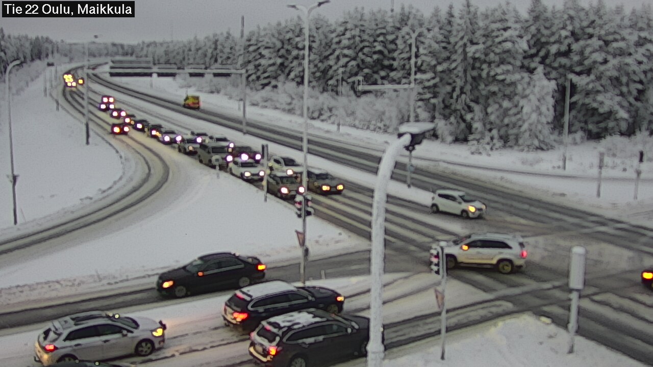Weather Camera Image Road 22 Oulu Maikkula, Oulu, Pohjois-Pohjanmaa