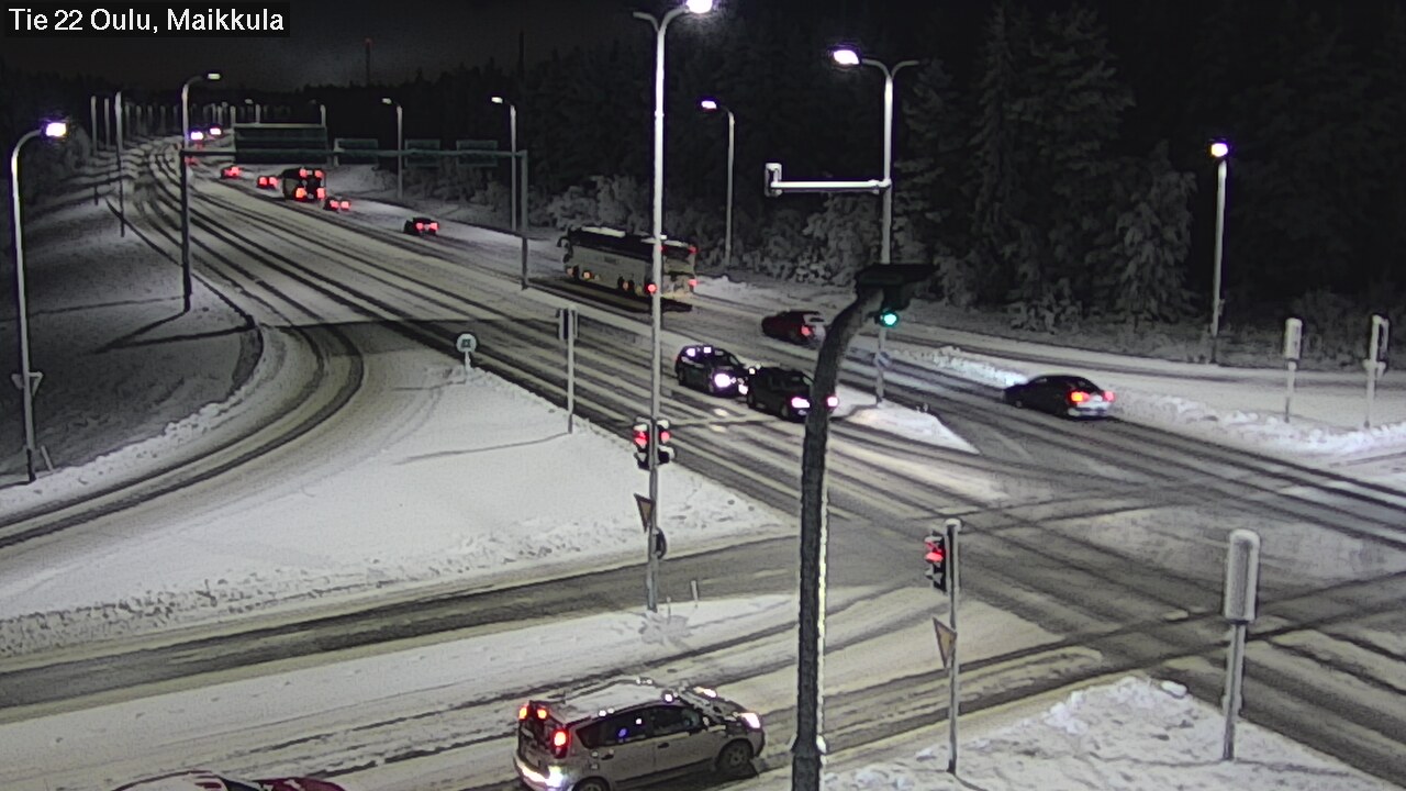 Weather Camera Image Road 22 Oulu Maikkula, Oulu, Pohjois-Pohjanmaa