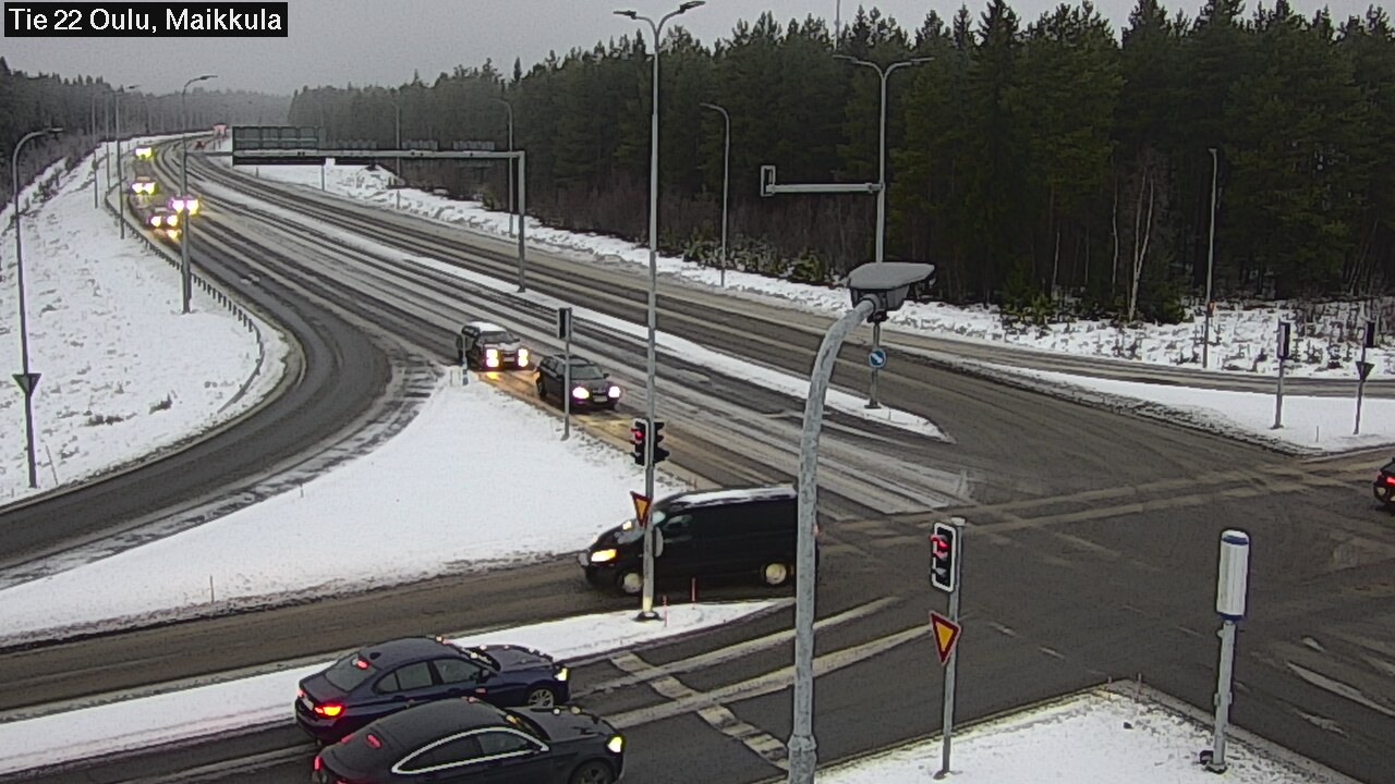 Weather Camera Image Road 22 Oulu Maikkula, Oulu, Pohjois-Pohjanmaa