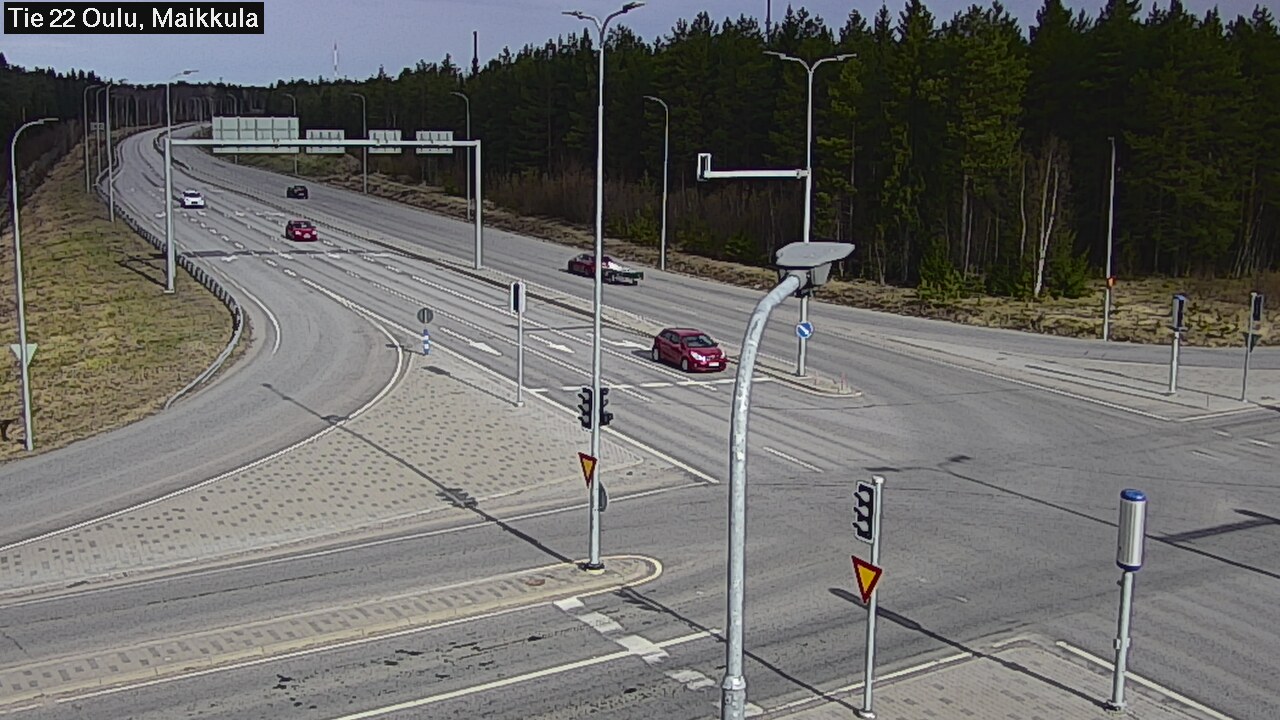 Weather Camera Image Road 22 Oulu Maikkula, Oulu, Pohjois-Pohjanmaa