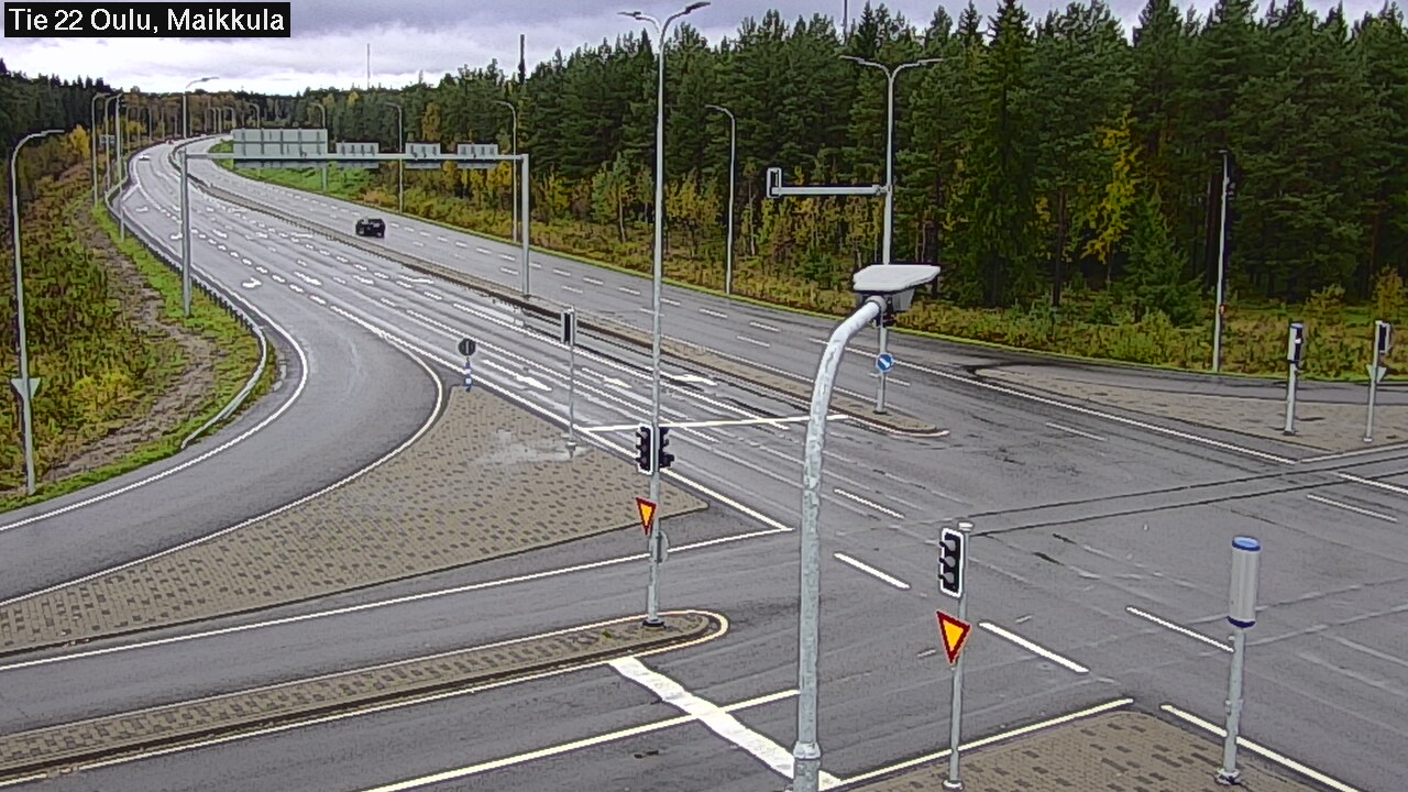 Weather Camera Image Road 22 Oulu Maikkula, Oulu, Pohjois-Pohjanmaa