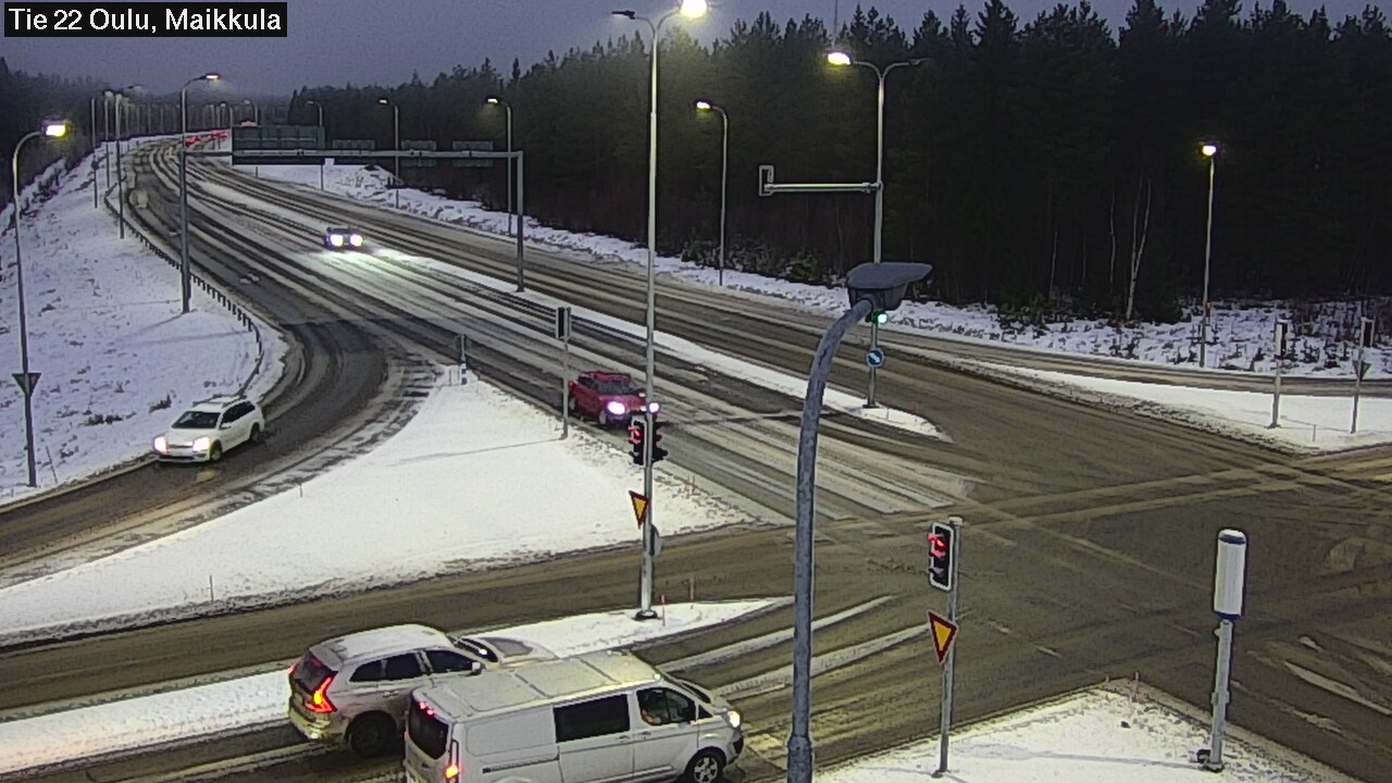 Weather Camera Image Road 22 Oulu Maikkula, Oulu, Pohjois-Pohjanmaa