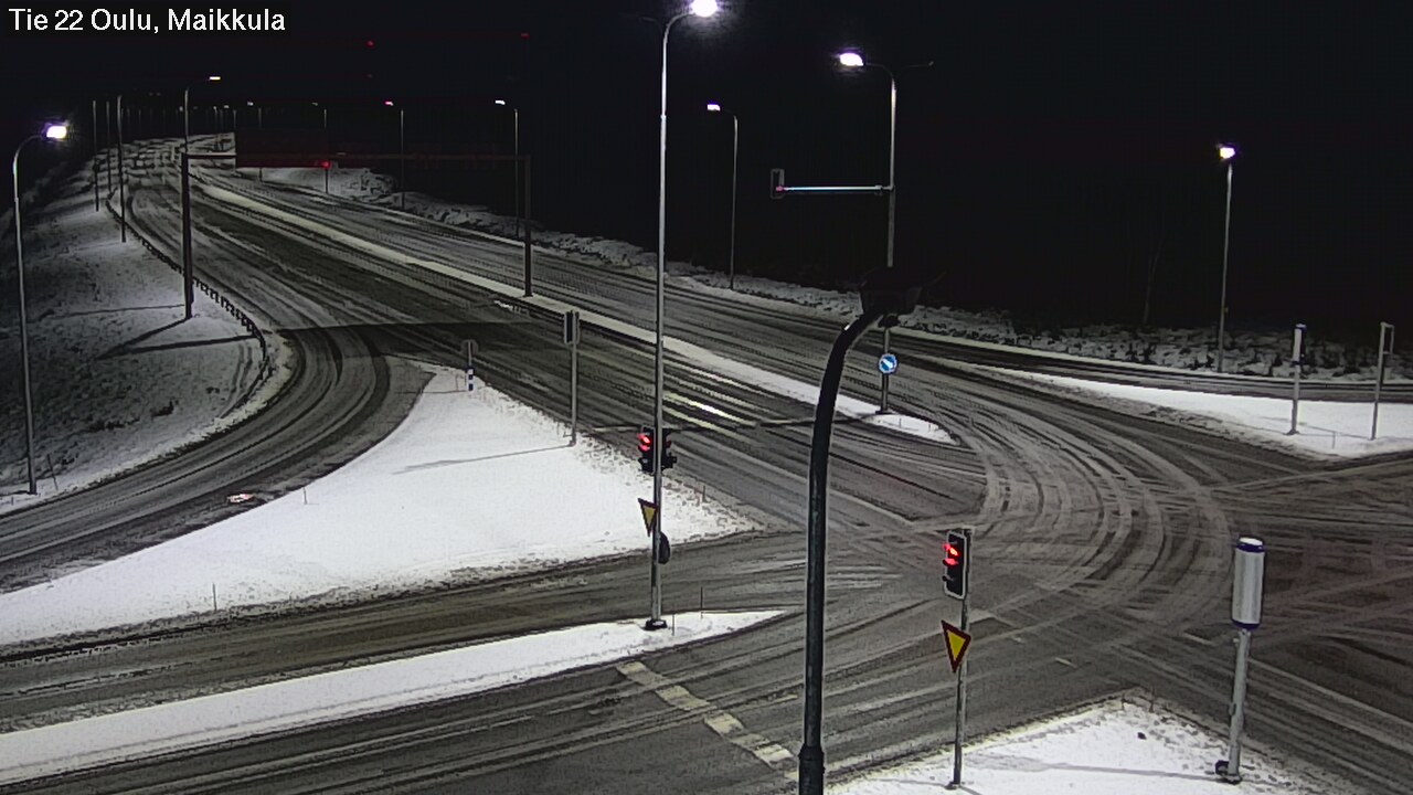 Weather Camera Image Road 22 Oulu Maikkula, Oulu, Pohjois-Pohjanmaa