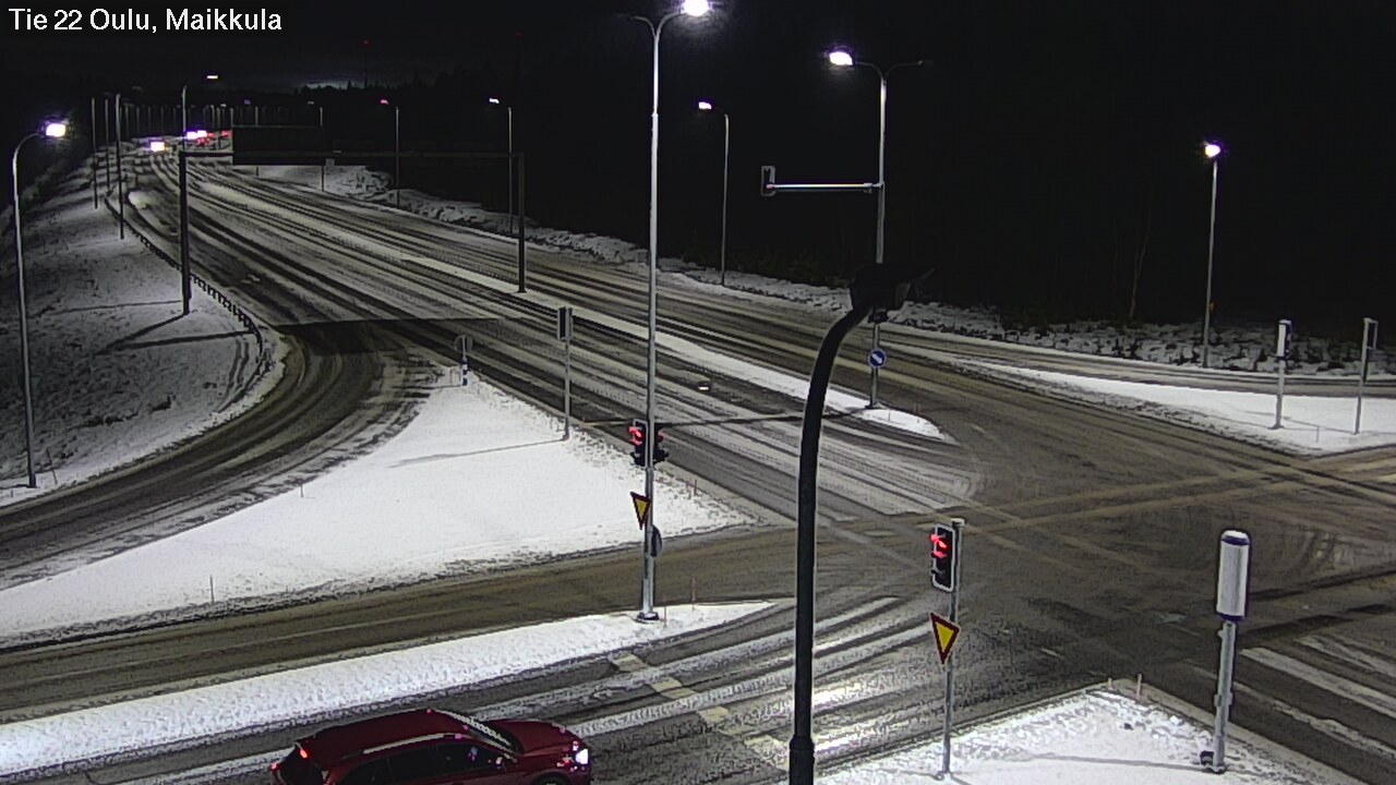Weather Camera Image Road 22 Oulu Maikkula, Oulu, Pohjois-Pohjanmaa