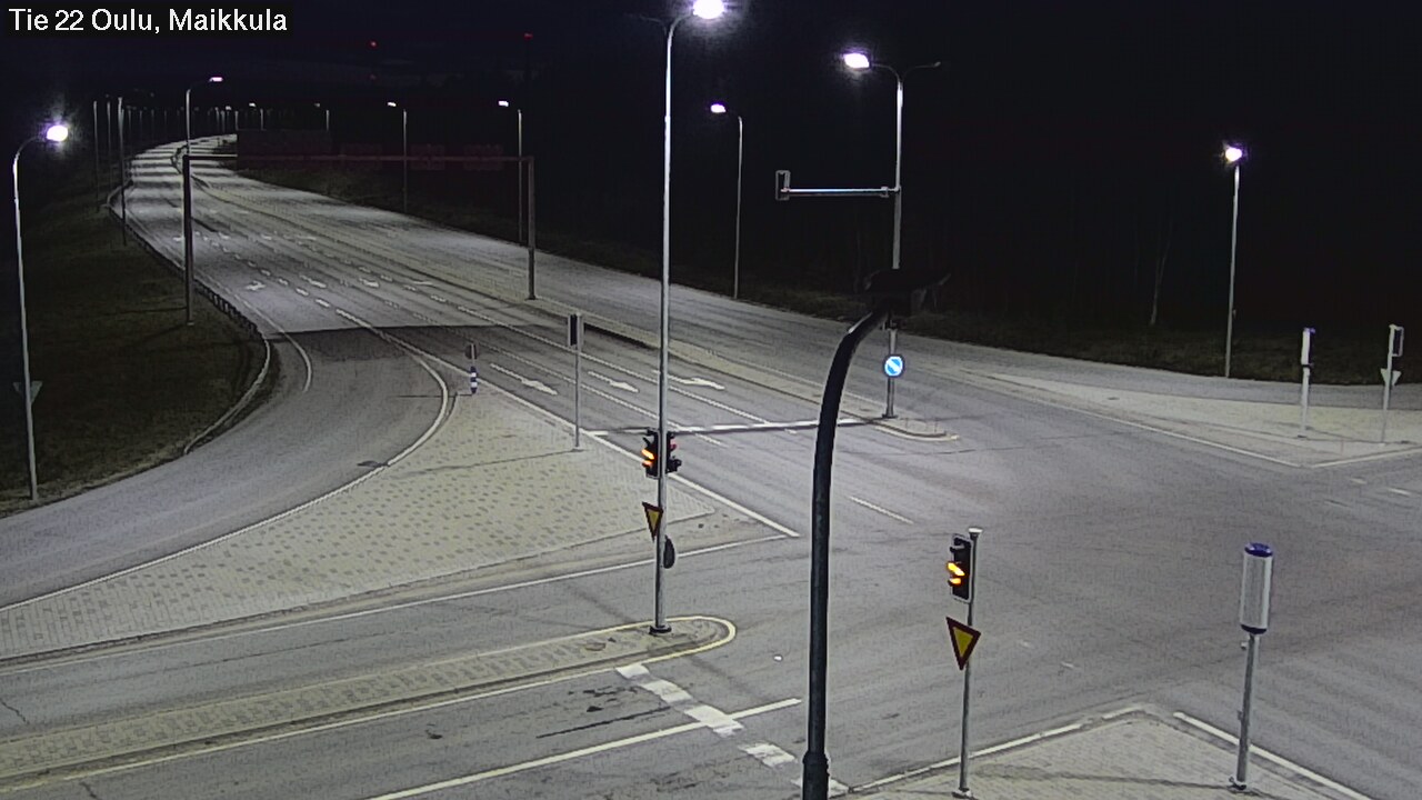 Weather Camera Image Road 22 Oulu Maikkula, Oulu, Pohjois-Pohjanmaa