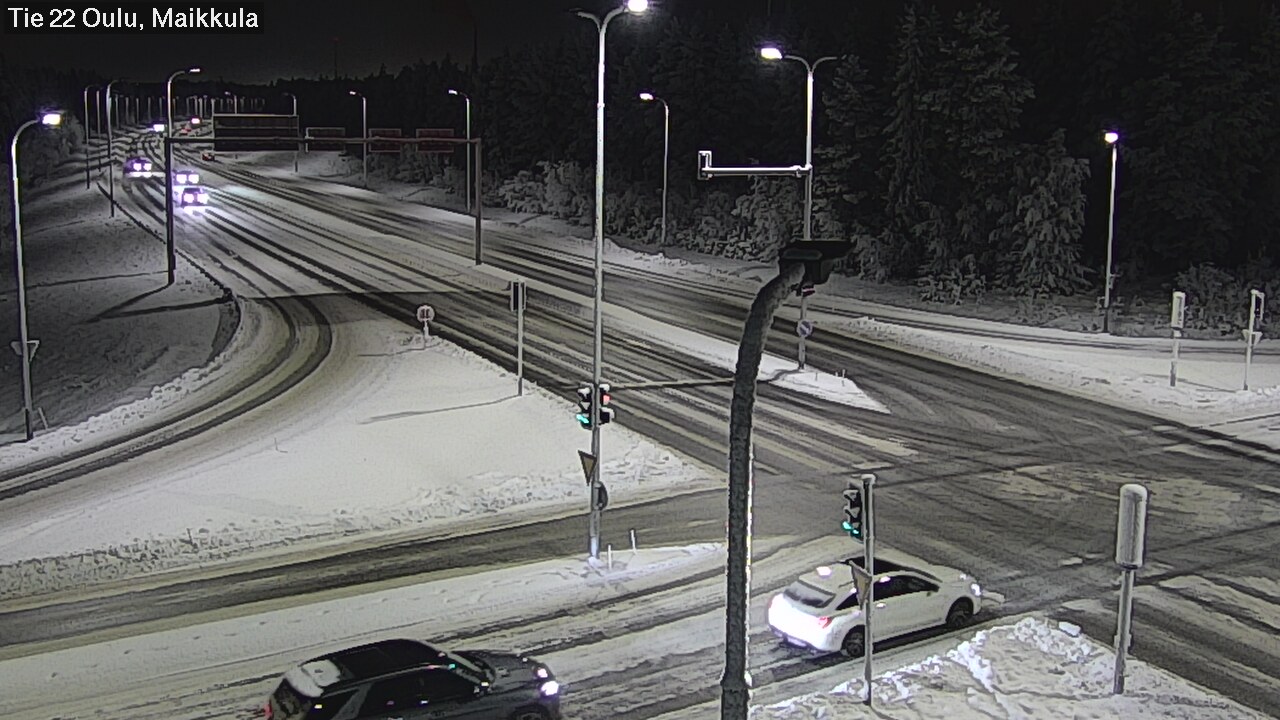 Weather Camera Image Road 22 Oulu Maikkula, Oulu, Pohjois-Pohjanmaa