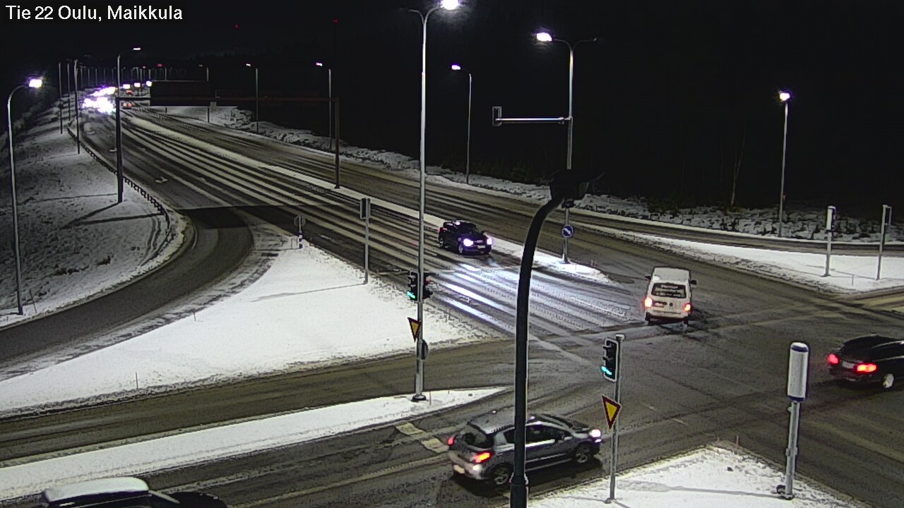 Weather Camera Image Väg 22 Uleåborg Maikkula, Oulu, Pohjois-Pohjanmaa