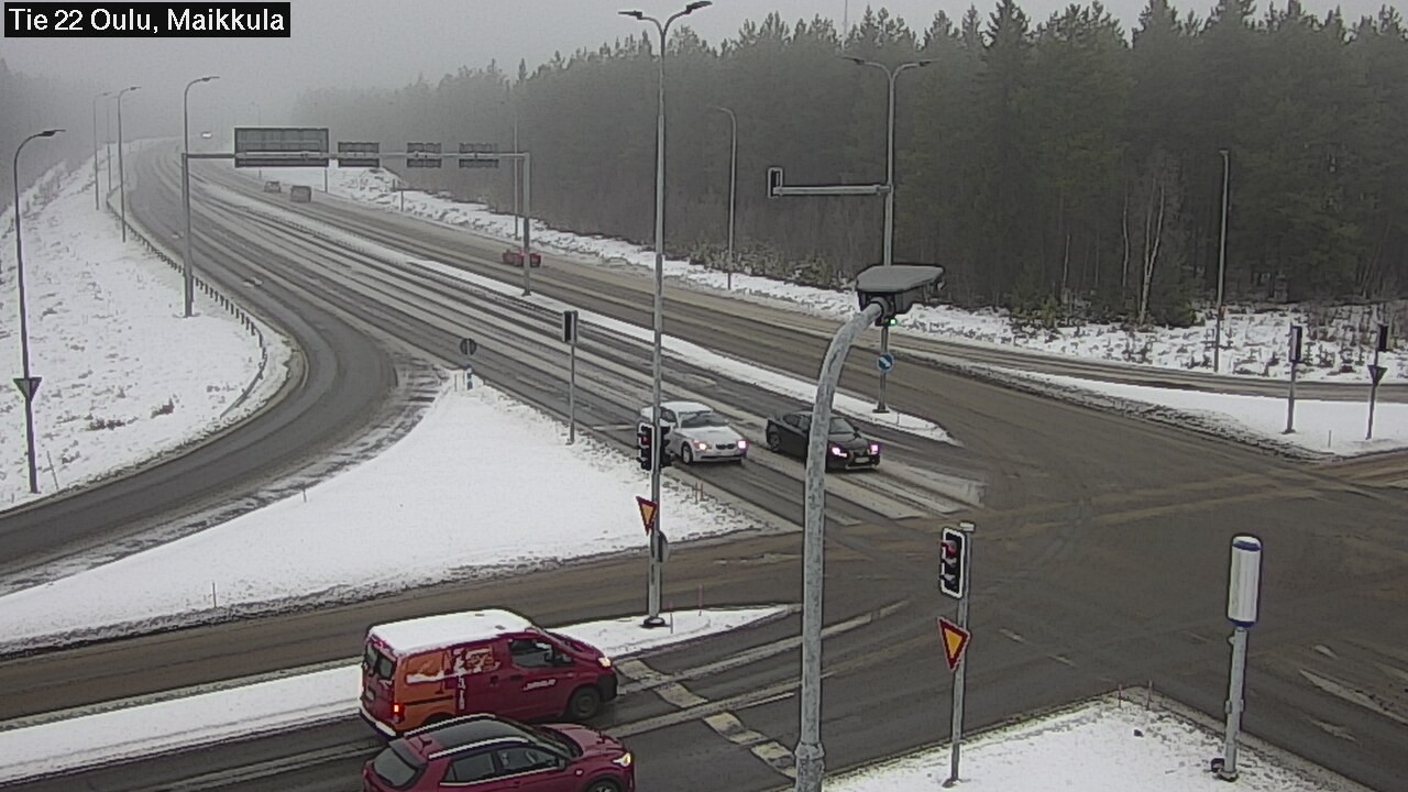 Weather Camera Image Road 22 Oulu Maikkula, Oulu, Pohjois-Pohjanmaa