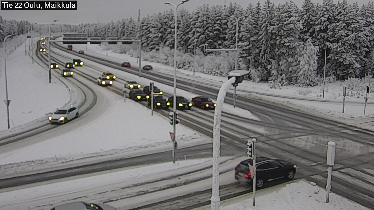 Weather Camera Image Road 22 Oulu Maikkula, Oulu, Pohjois-Pohjanmaa
