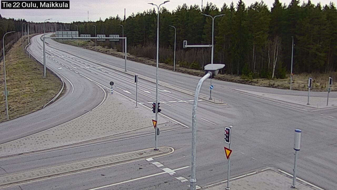 Weather Camera Image Road 22 Oulu Maikkula, Oulu, Pohjois-Pohjanmaa