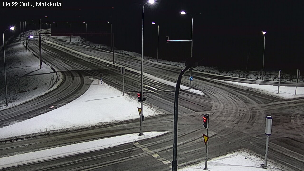 Weather Camera Image Road 22 Oulu Maikkula, Oulu, Pohjois-Pohjanmaa