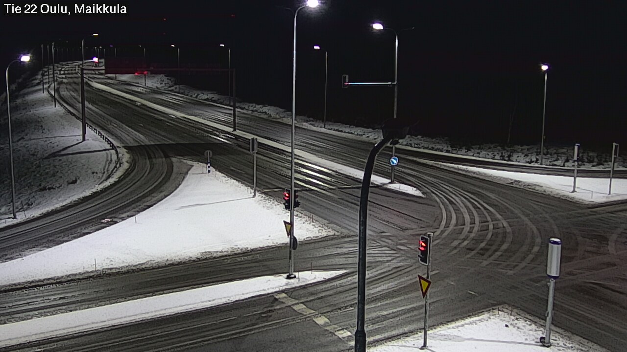 Weather Camera Image Road 22 Oulu Maikkula, Oulu, Pohjois-Pohjanmaa
