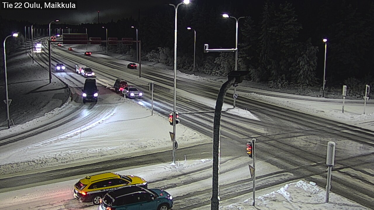 Weather Camera Image Road 22 Oulu Maikkula, Oulu, Pohjois-Pohjanmaa