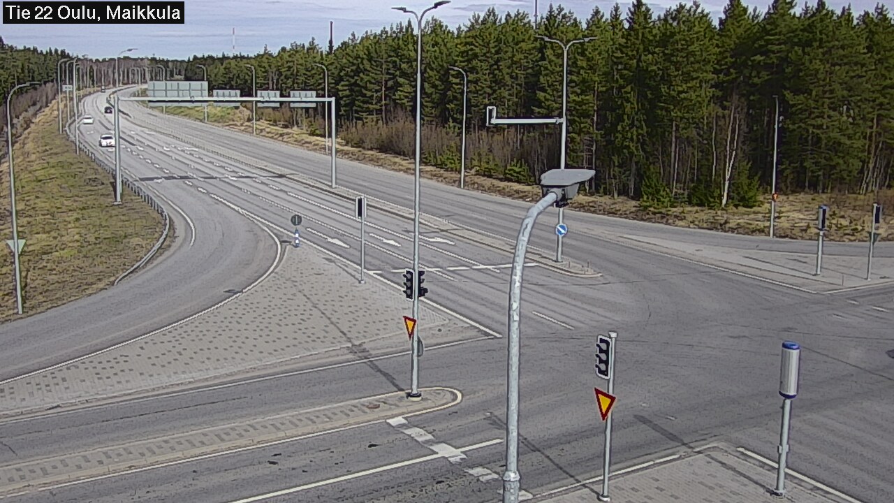 Weather Camera Image Road 22 Oulu Maikkula, Oulu, Pohjois-Pohjanmaa