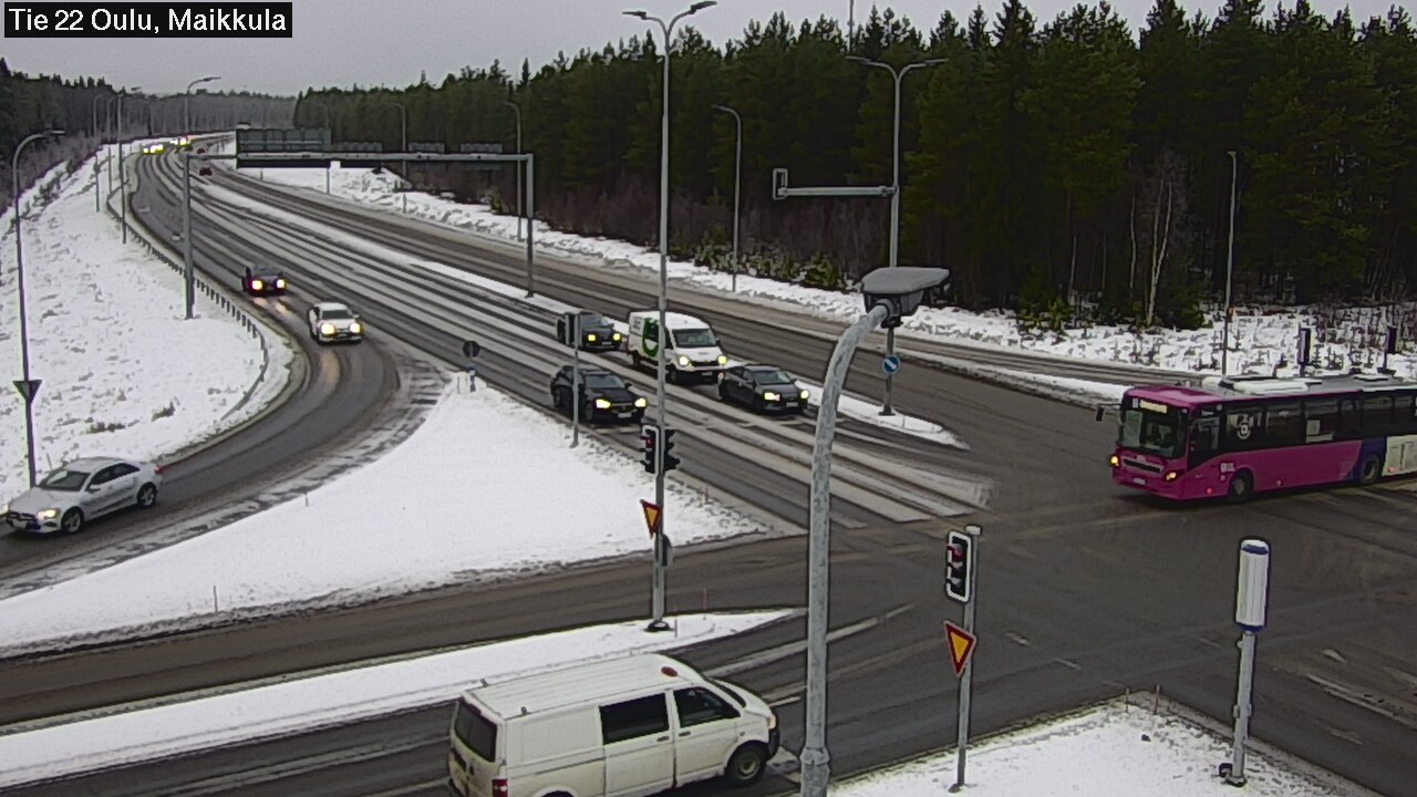 Weather Camera Image Road 22 Oulu Maikkula, Oulu, Pohjois-Pohjanmaa